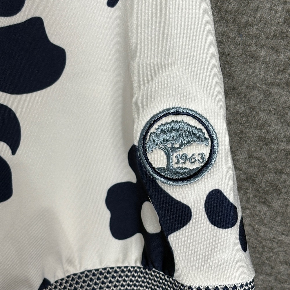 Greyson White and Navy Floral Polo Shirt - Picture 3 of 9
